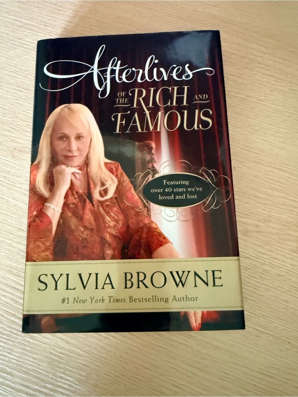 Afterlives of the Rich and Famous - Hardcover (Red/Brown Cover) Sylvia Browne